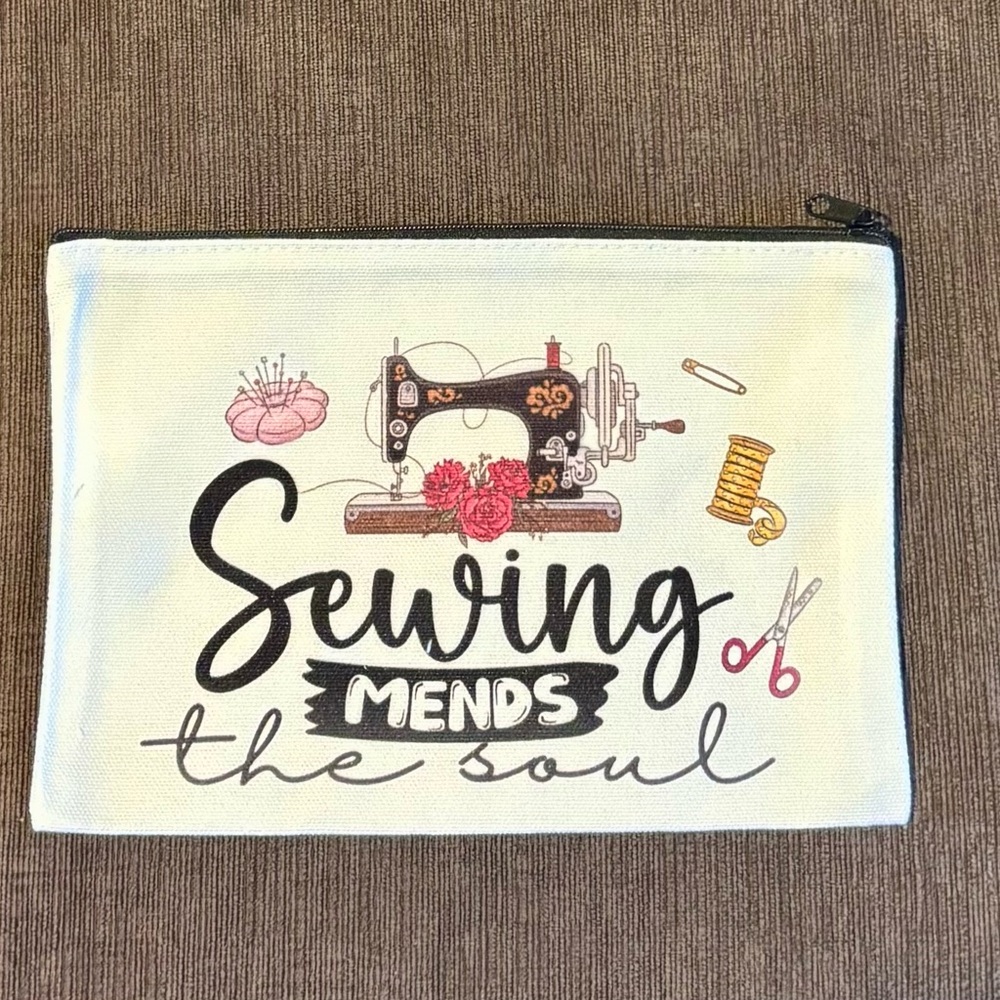 Sewing Mends the Soul Pouch